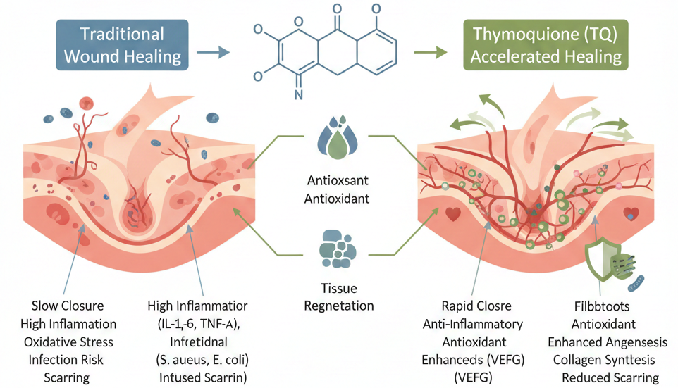 Thymoquinone in Wound Healing Study